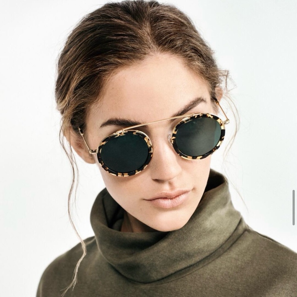 ❤️New KREWE Zulu 18K Polarized with Green Lenses Unisex❤️